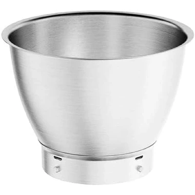 Abbildung von Kenwood Edelstahl Schüssel KAB50.000BS, Zubehör für Titanium Chef Baker und Patissier XL Küchenmaschine, Rührschüssel mit 5 Liter Fassungsvermögen, Spülmaschinenfest,