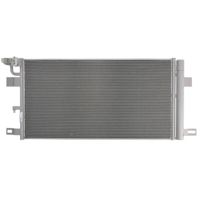 Abbildung von BOSCH 1 986 AD2 403 Klimakondensator mit Stickstofffüllung Trockner, Montageanleitung, ohne Dichtring 15,2mm 13,7mm 675mm R1234yf, R134a