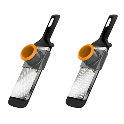 Abbildung von Fiskars Handreiben Set, 2 teilig., Grob und Fein, Metall/Kunststoff, Functional Form, 1014413