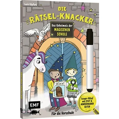 Abbildung von die Rätsel Knacker Das Geheimnis der magischen Schule (Buch mit abwischbarem Stift): Escape für Vorschule
