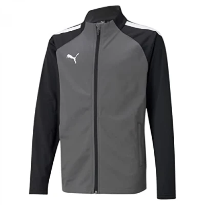 Abbildung von Puma Teamliga Trainingsjacke für Kinder, Größe: 128, Smoked pearl/puma white