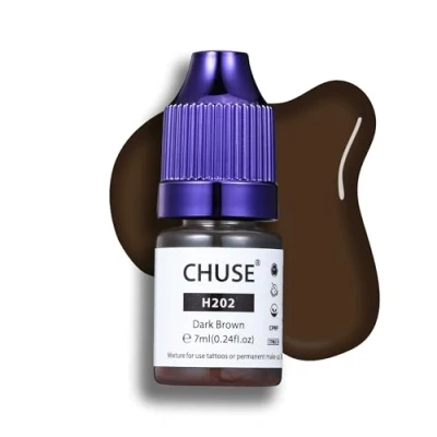 Abbildung von CHUSE PMU Hybrid Flüssige Augenbrauenpigmente 0,24 oz/7ml (H202 Dunkelbraun)