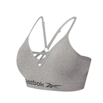 Abbildung von Reebok Seamless Maryna Bustier, Damen, Größe: Medium, Grey marl