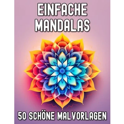 Abbildung von Malbuch für Senioren mit Demenz: Leichte Mandalas zum Ausmalen Demenzkranke