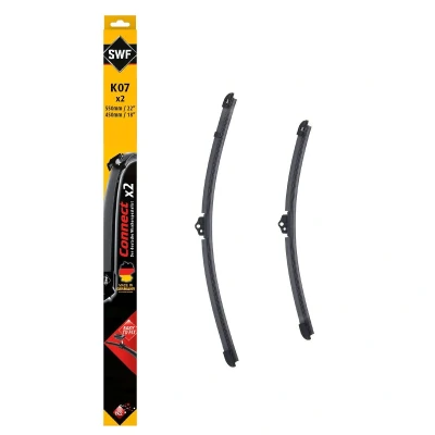 Abbildung von Scheibenwischer Swf 507856 vorne Flachbalkenwischblatt mit Spoiler DACIA: SANDERO 2, LOGAN MCV Duster II, OPEL: Astra H Hatchback, Caravan