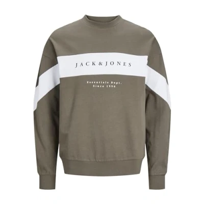 Abbildung von Jack &amp; Jones Sweatshirt CREW NECK Sweatshirt, Herren, Größe: Small, Bungee cord