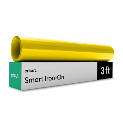 Abbildung von Cricut Smart Bügelfolie, Maisgelb 33 cm x 91,4 Großpackung