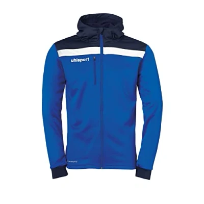 Abbildung von uhlsport Herren Jacke Offense 23 Multi Hood Jacke, azurblau/Marine/Weiß, L, 100519903