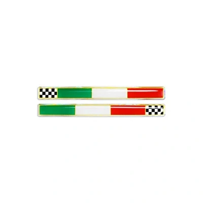 Abbildung von 4R Quattroerre.it 14080 3D Aufkleber Slim Italien Schachbrett Flagge