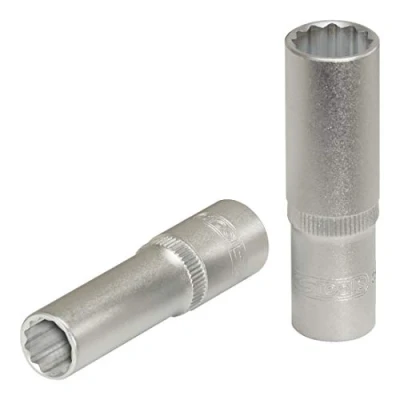 Abbildung von KS TOOLS 917.3971 Steckschlüsseleinsatz DIN 3120, ISO 1174, 3124, 2725 11.0 Chrom Vanadium Stahl Zwölfkant gerändelt
