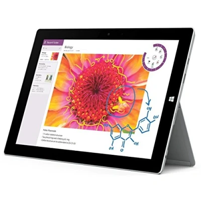 Abbildung von 2015 Microsoft Surface 3 LTE mit Intel Atom x7 Z8700 (10,8 zoll, 4GB RAM, 128GB SSD) Platin (Generalüberholt)