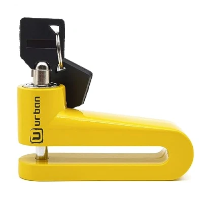 Abbildung von urban 560A Bremsscheibenschloss Diebstahlsicherung ø7 Universal für Motorrad Scooter Fahrrad Roller + Geschenk Transporttasche