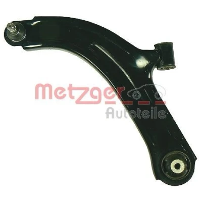 Abbildung von METZGER 58029301 Querlenker mit Gummilager, Trag /Führungsgelenk Vorderachse links 16 NISSAN: Note I, MICRA 3