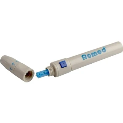 Abbildung von Romed BL PEN Stechautomat für Blutlanzetten Tri bevel weiß