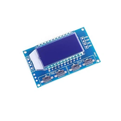 Abbildung von ANGEEK Signal Generator PWM Pulse Frequency Duty Cycle Adjustable Module LCD Display 1Hz 150Khz 3.3V 30V Board