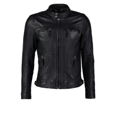 Abbildung von Oakwood Casey Lederjacke, Herren, Größe: Medium, Black