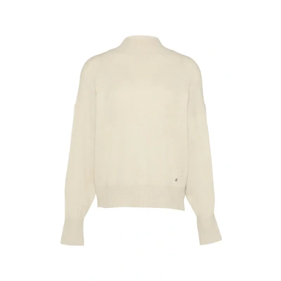 Abbildung von s.Oliver IM Relaxed FIT MIT Stehkragen Strickpullover, Damen, Größe: 38, Beige
