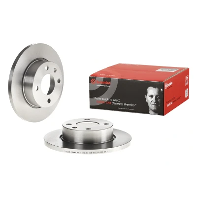 Abbildung von BREMBO 08.7237.10 Bremsscheibe 236 12,7 4 voll mit Schrauben