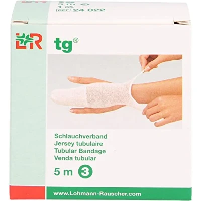 Abbildung von Tg Schlauchverband Größe 3 5 m weiss 24022