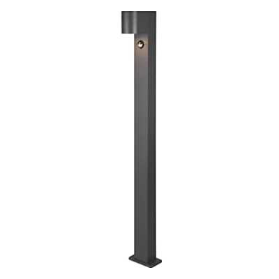 Abbildung von Trio Leuchten Außen Wegeleuchte Roya 414260142, Aluminium Druckguss Anthrazit, exkl. 1x GU10, Bewegungssensor
