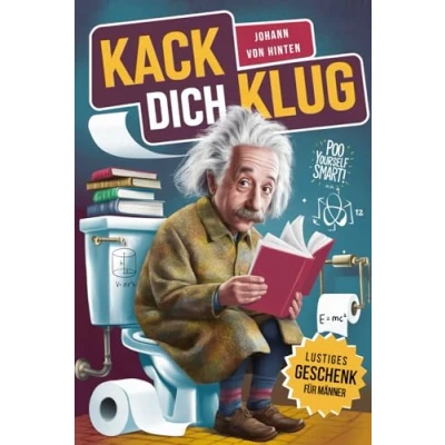 Abbildung von Kack dich klug Das Klobuch voller unnützem Wissen für Klugscheißer JETZT IN FARBE Lustiges Geschenk Männer