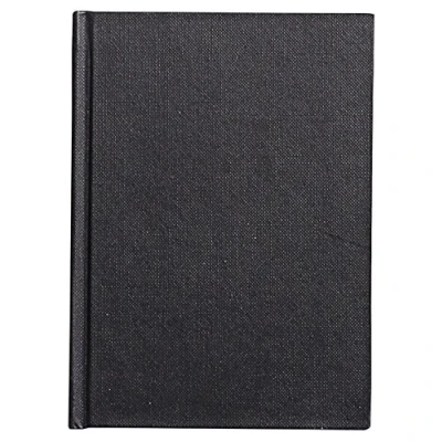 Abbildung von Clairefontaine 134247C Skizzenbuch/ Zeichenheft Goldline, geleimt mit Fadenbindung, DIN A6 10,5x14,8cm, Hochformat, 64 Blatt 140g elfenbein, festem Umschlag, ideal für Mixmedia, Schwarz, 1 Stück