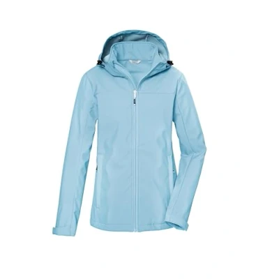 Abbildung von killtec Damen Softshelljacke/Outdoorjacke mit Kapuze KOS 102 WMN SFTSHLL JCKT, eisblau, 38, 42804 000