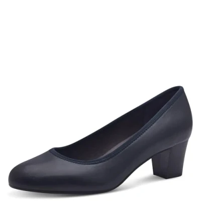 Abbildung von Jana Damen Pumps Kleiner Absatz Vegan, Blau (Navy), 40 EU