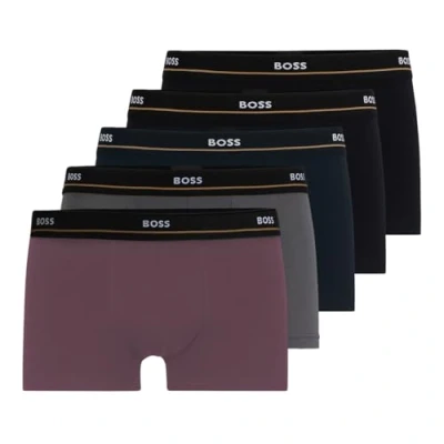 Abbildung von BOSS Trunk Essential 5 PACK Panties multicoloured, Herren, Größe: XXL, Multi coloured
