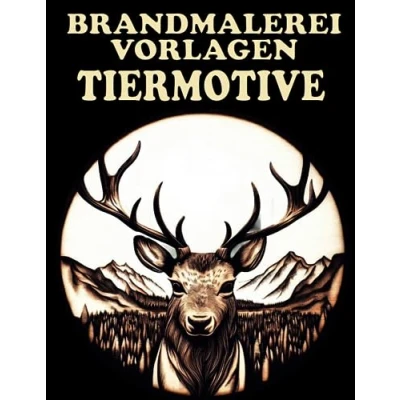 Abbildung von Brandmalerei Vorlagen: Tierinspirierte Designs zum Abpausen und zur Pyrographie