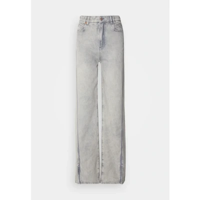 Abbildung von BOSS Marlene Split Wide Leg, Damen, Größe: 29x32, Grey