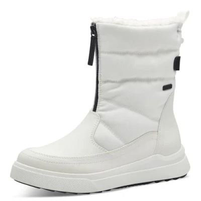 Abbildung von Jana Damen Winterstiefel ohne Absatz Wasserabweisend Vegan, Weiß (White), 39 EU