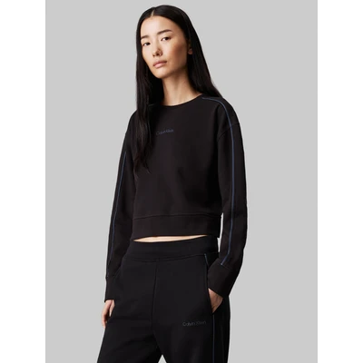Abbildung von Calvin Klein Underwear French Terry LOGO Sweatshirt Nachtwäsche Shirt, Damen, Größe: Large, Black