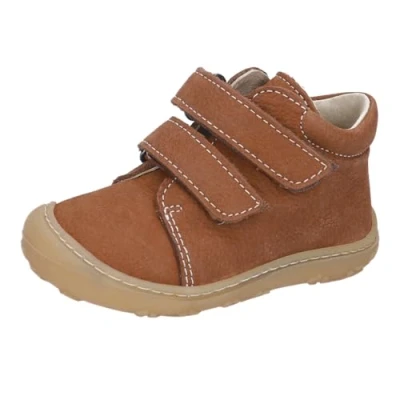 Abbildung von RICOSTA Mädchen und Jungen Stiefel Chrisy, Kinder Lauflernschuhe, Weite: Weit, lose Einlage, terracare, Klettstiefel, Leder, Curry (260), 23 EU