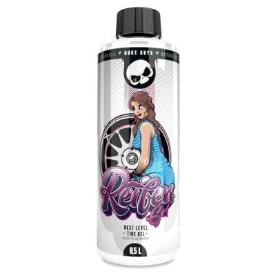 Abbildung von Nuke Guys Auto Reifengel 500ml Reifenpflege pflegt und schützt den Gummi der Reifen für intensives Schwarz neuwertige Optik langanhaltender Glanz