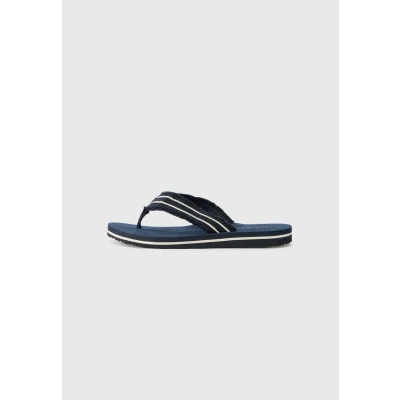 Abbildung von Tommy Hilfiger Zehentrenner, Damen, Größe: 36, Space blue Schuhe