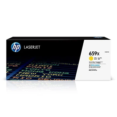 Abbildung von HP 659X (W2012X) Original Tonerkartusche Gelb, (Hohe Reichweite, Kompatibel mit: LaserJet Druckern)