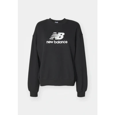 Abbildung von New Balance Sport Essentials LOGO CREW Sweatshirt, Damen, Größe: XS, Black