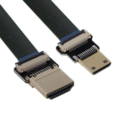 Abbildung von xiwai CYFPV Mini HDMI Stecker auf FPC Flachkabel 1080P für FPV HDTV Multicopter Luftaufnahmen (0.5M)