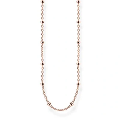 Abbildung von Thomas Sabo Unisex Erbskette 925 Sterlingsilber gelbgold vergoldet KE1890 413 39 L42v
