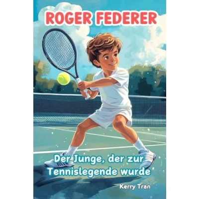 Abbildung von Roger Federer: der Junge, zur Tennislegende wurde: Illustriertes Biografiebuch für Kinder (Biografien Kinder)