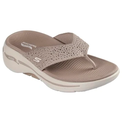 Abbildung von Skechers Damen Flip Flop, Taupe, 37 EU