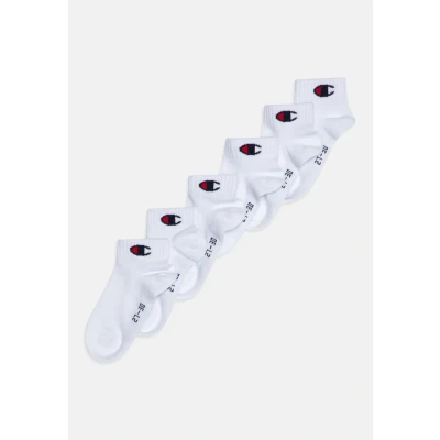 Abbildung von Champion Quarter Unisex 6 PACK Socken für Kinder, Größe: 27 30, White