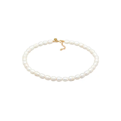 Abbildung von Elli Choker Summer Style Halskette goldcoloured, Damen, Größe: 36, Gold coloured