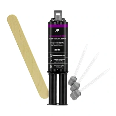Abbildung von Universal MA, 2K High Performance Acrylat Klebstoff, Topfzeit: 40sec, insbesondere auch geeignet für Kunststoff und Metall (25 ml)