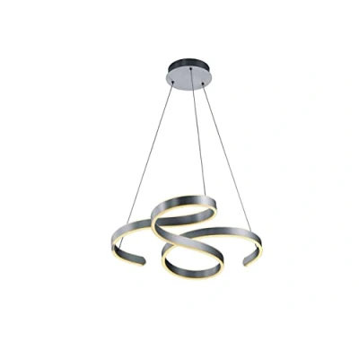Abbildung von Trio Leuchten LED Pendelleuchte Francis 371310105, Aluminium gebürstet, inkl. 52 Watt LED, Switch Dimmer