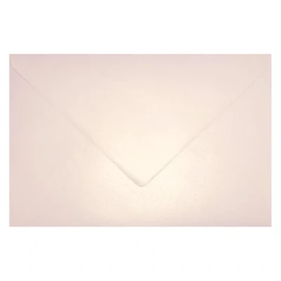 Abbildung von Netuno 25 Umschläge Perlmutt Rosé Gold DIN C5 162x 229 mm 120g Aster Metallic Candy Pink glänzende schön für Hochzeit Geburtstag Taufe Weihnachten Ostern Einladungen