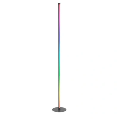 Abbildung von Hama Smart Standleuchte, RGB Ecklampe (Stehlampe für Farbwechsel bunt, indirekte Beleuchtung, Lichtsäule mit App, Musikmodi, Bodenlampe dimmbar Wohnzimmer, Schlafzimmer, Spielzimmer, 8 W, 153 cm)