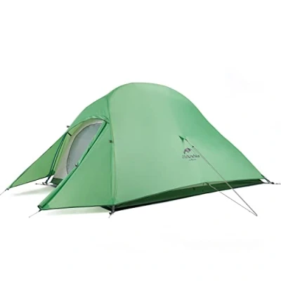 Abbildung von Naturehike Cloud up 2 Ultraleichte Zelte Rucksack Zelt Doppelzelt Personen 3 4 Saison 210T Wasserdichtes für Camping Wandern (210T Grün Upgrade)