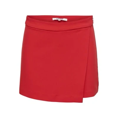 Abbildung von ONLY Onlnemy LIFE Skort Shorts, Damen, Größe: XS, High risk red